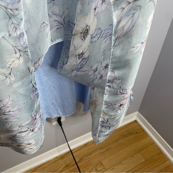 Elena Baldi Silk Blend Tiered Floral Maxi Dress - Picture 11 of 14